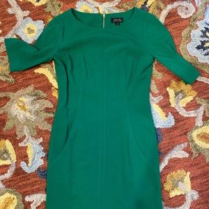 Tahari green dress